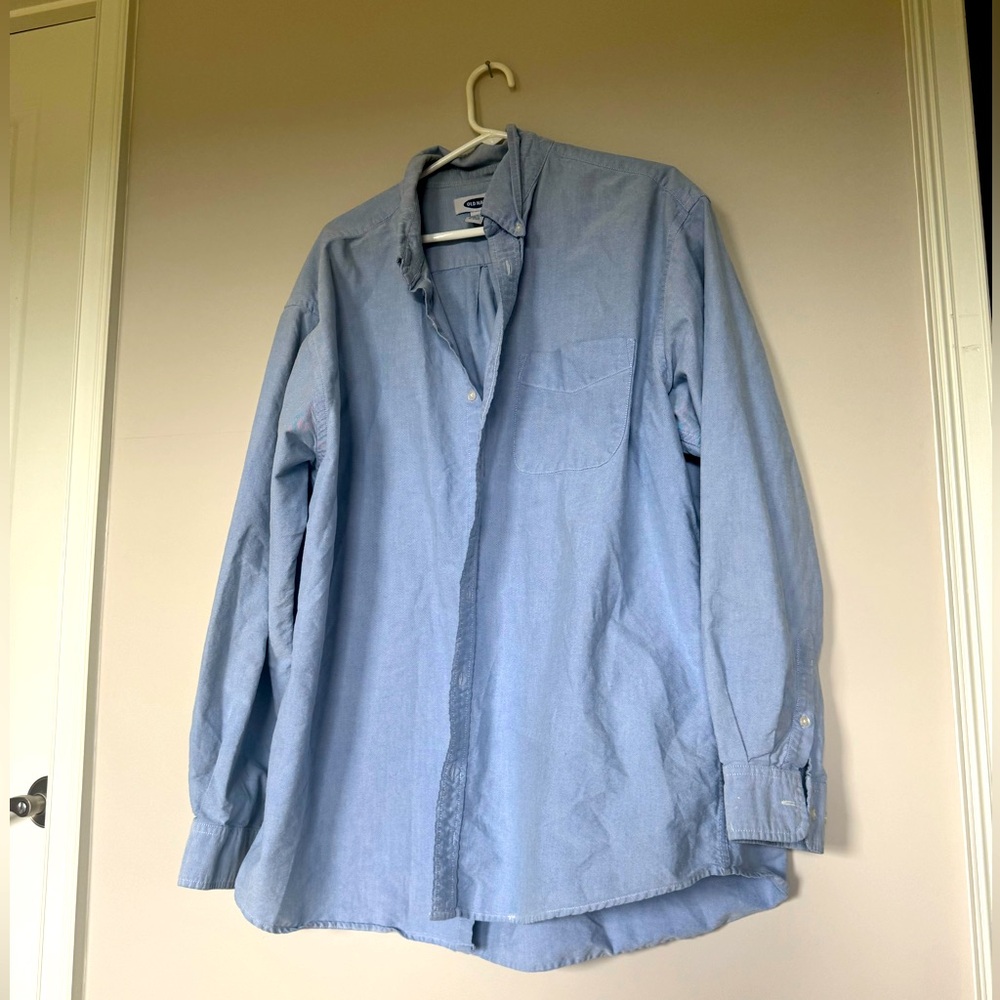Old navy men’s button long sleeve shirt - size xxl